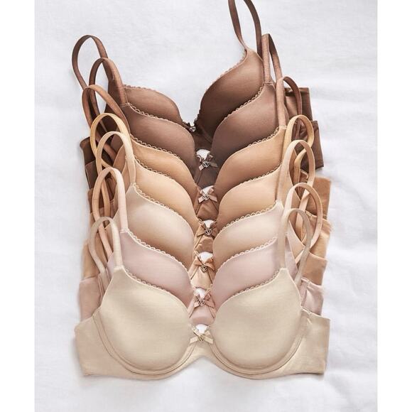 Victoria Secret BODY BY VICTORIA Lightly-Lined Demi Bra beige 36 G - Picture 4 of 6